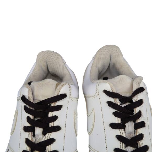 Nike Shoes Womens 8 Sneakers Court Vision Low Basketball Trainers Leather White - Picture 3 of 12